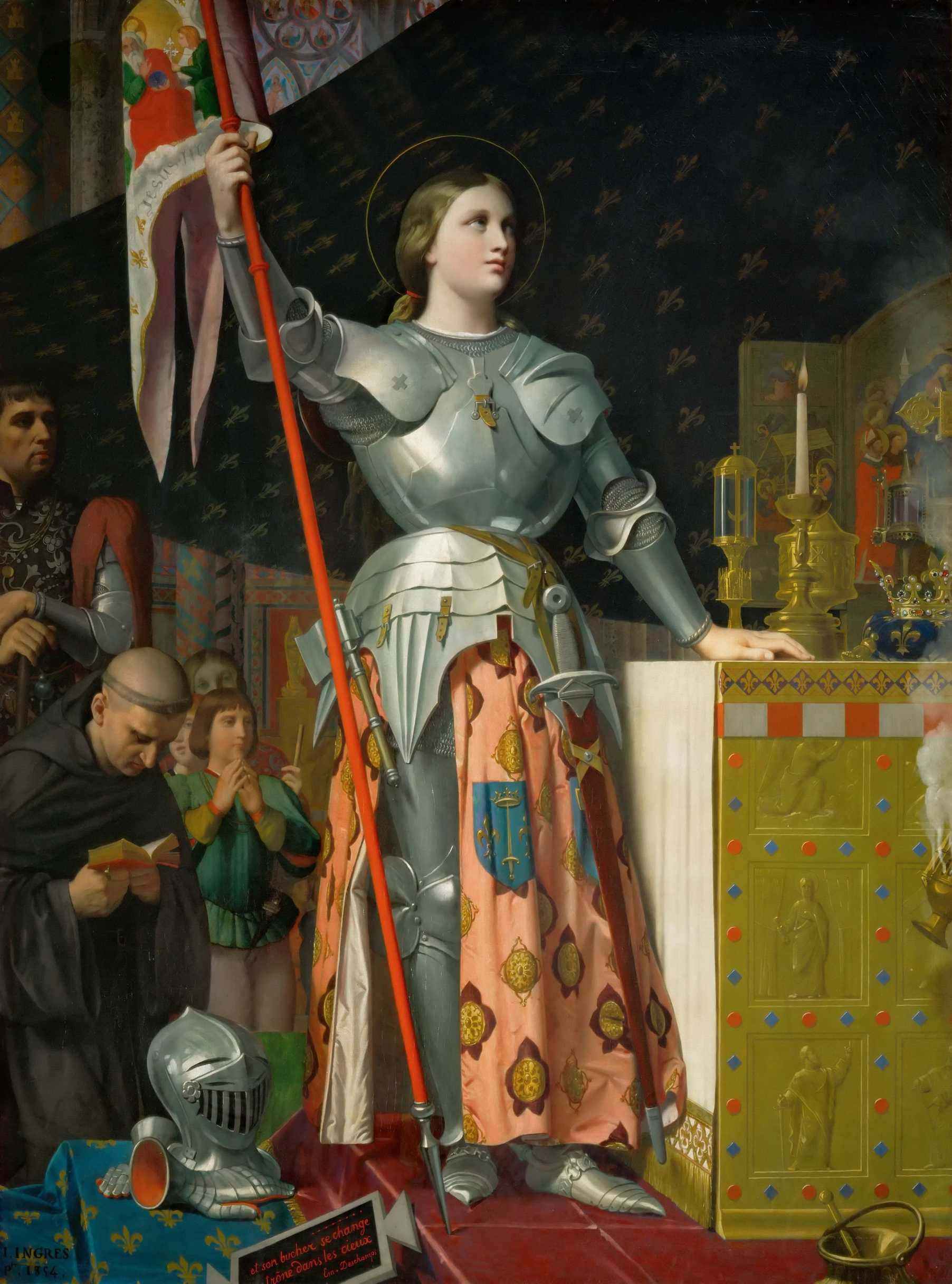 Joan Of Arc at the Coronation of Charles VII 1854 10