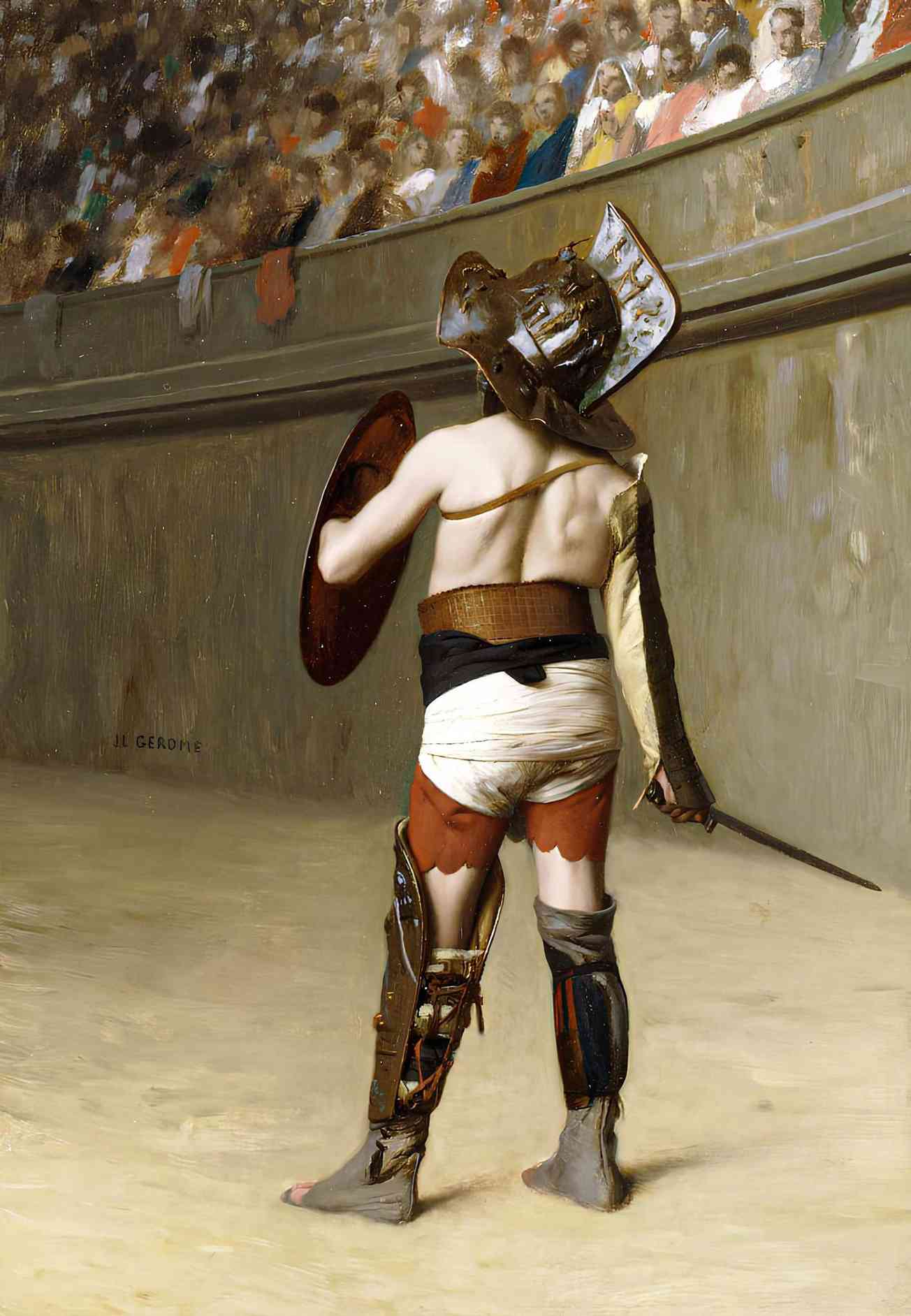 Murmillo by Jean Leon Gerome (1824--1904).