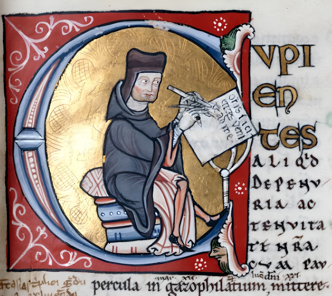 Peter Lombard or Petrus Lombardus at work