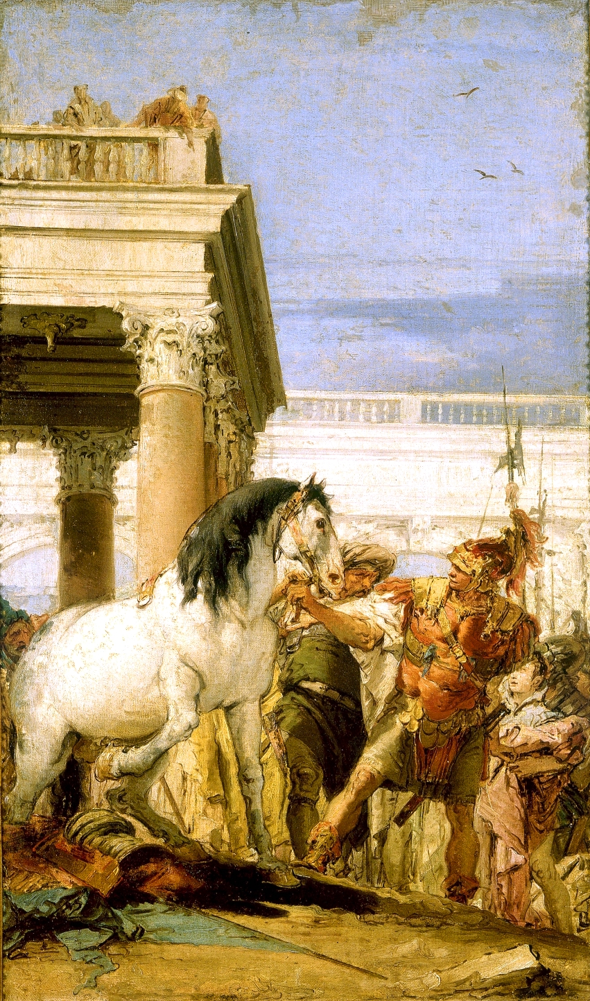 Giambattista Tiepolo, Alexander and Bucephalus 