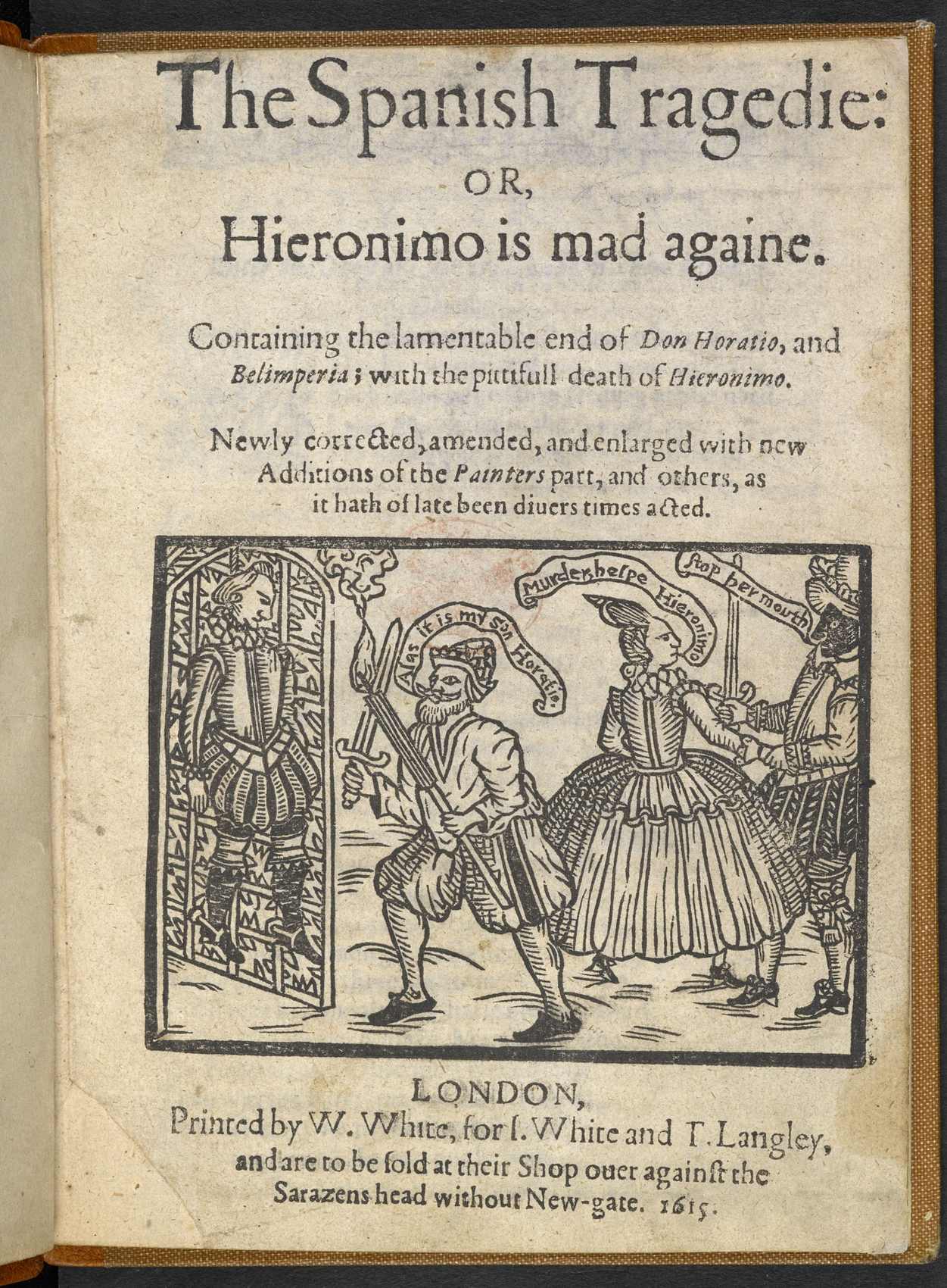 Thomas Kyd's Spanish Tragedy, 1615.