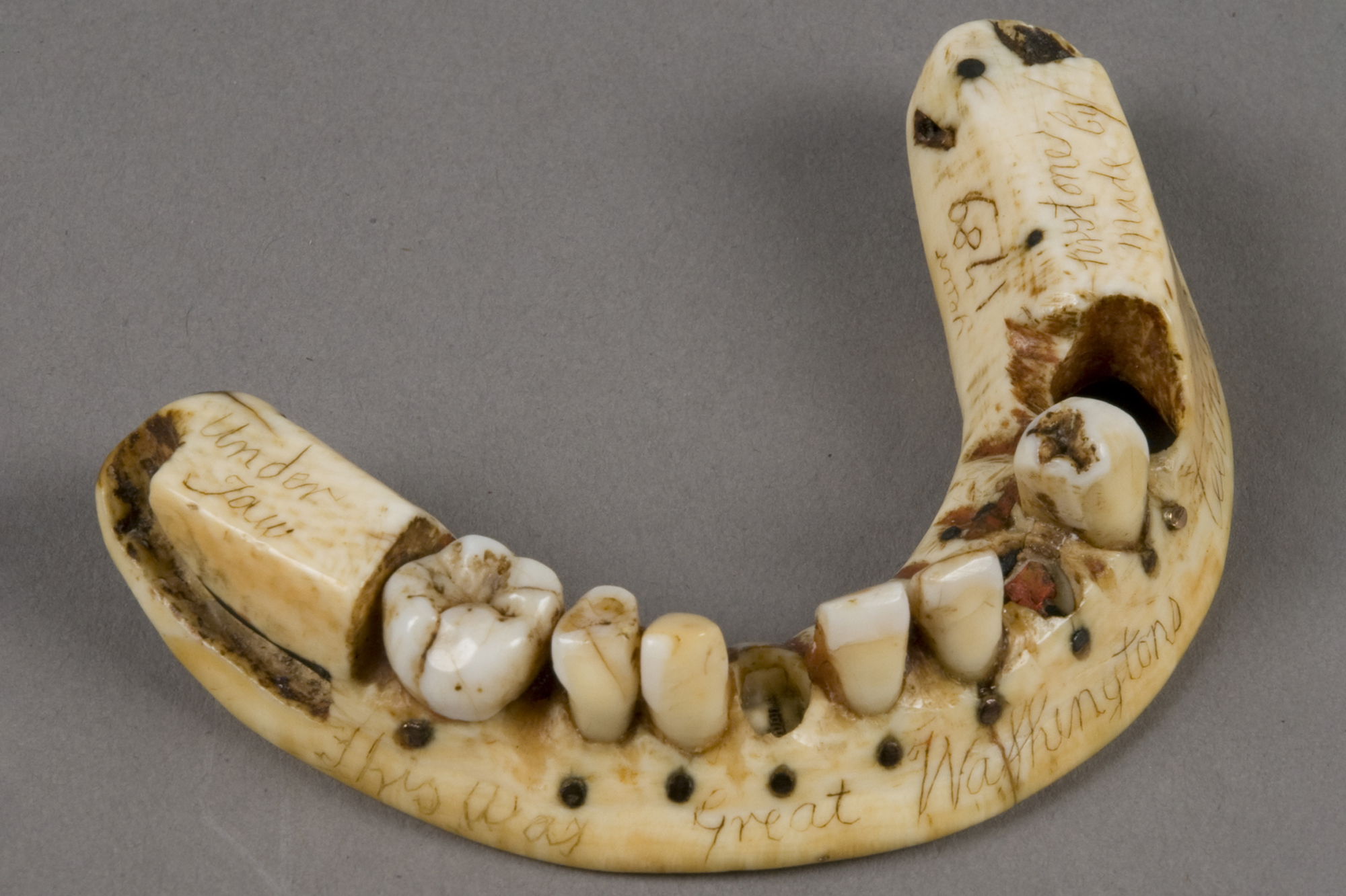 Washington’s dentures, by John Greenwood,1789