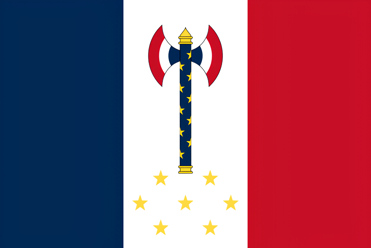 Personal flag of Philippe Pétain, Chief of State of Vichy France (Chef de l'État Français)