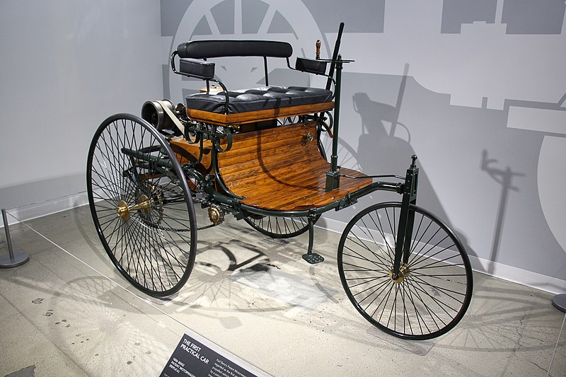 The first car, Benz Patent-Motorwagen