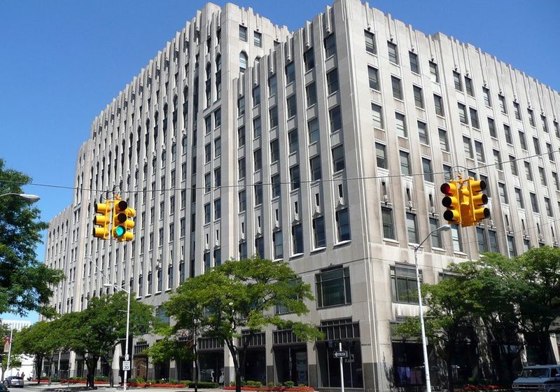 Albert Kahn Building located in the New Center area of Detroit.