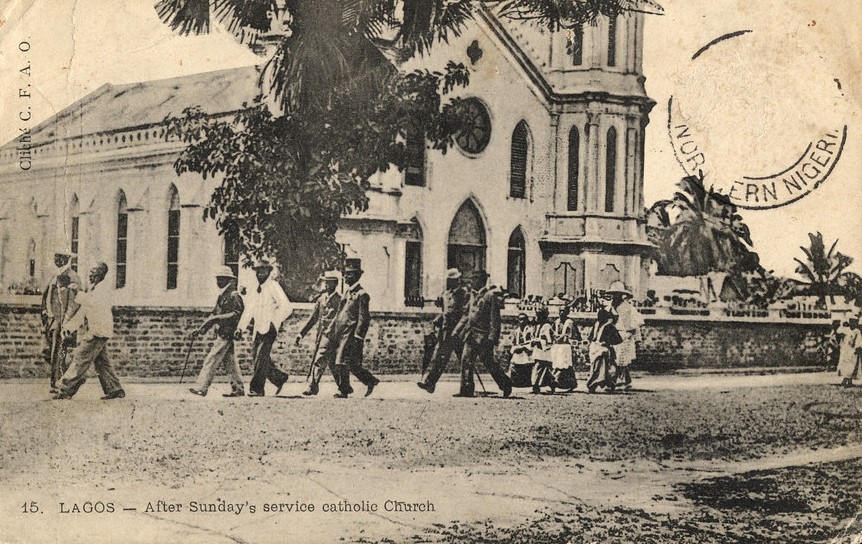 Catholic Church, Lagos, Nigeria. c. 1917.