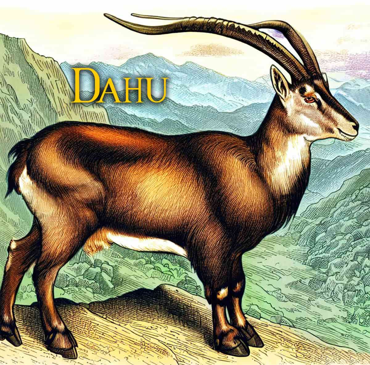 Dahu goat