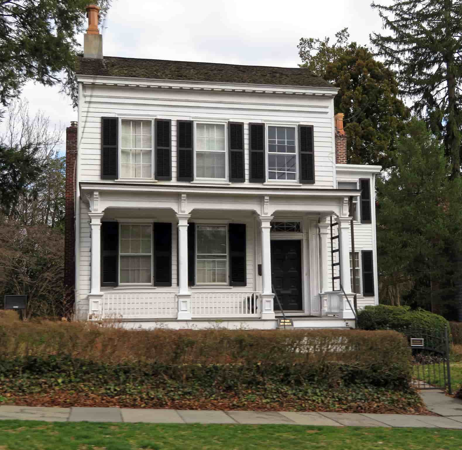 Albert Einstein's house in Princeton, New Jersey.