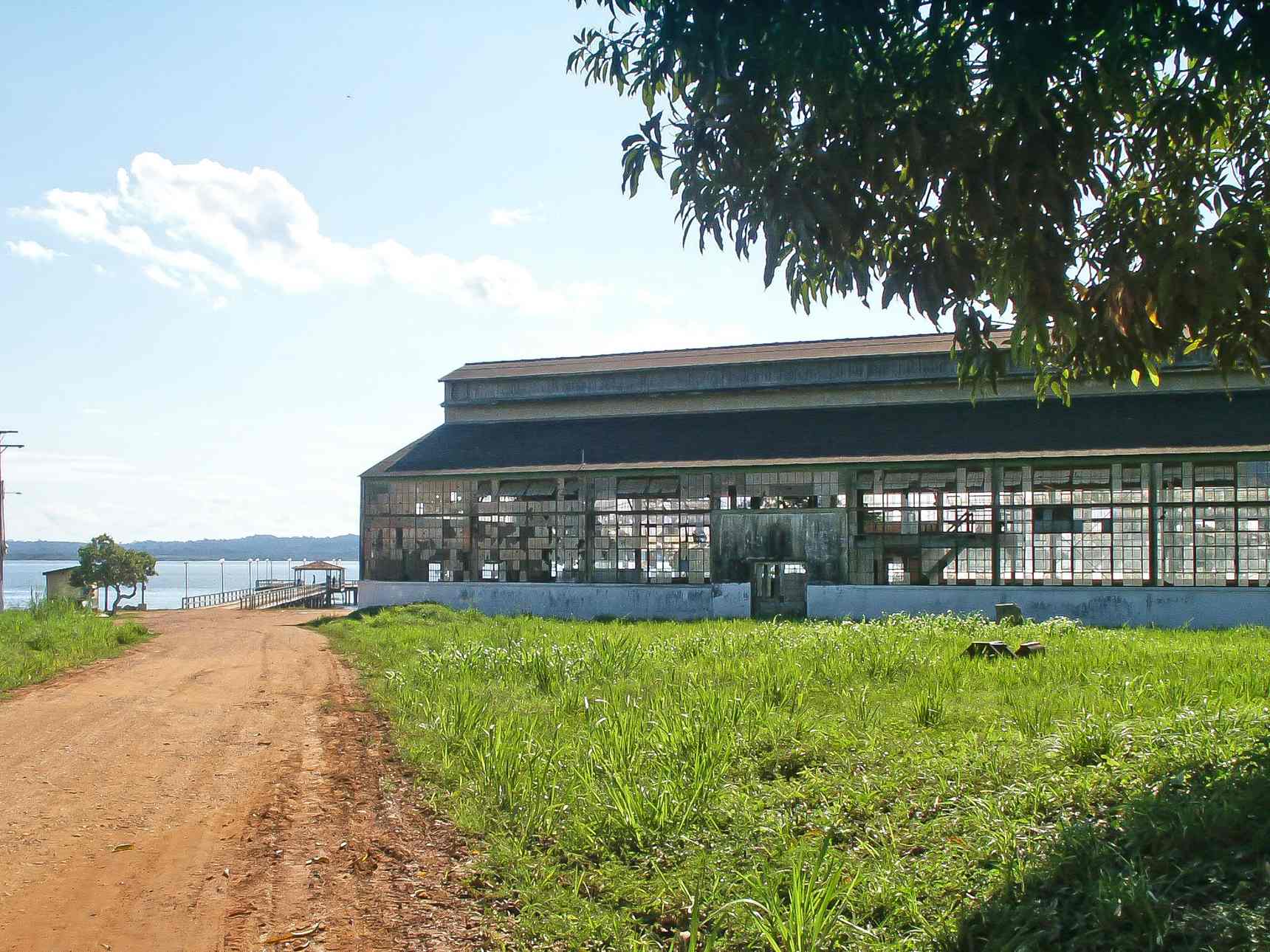 The port on the Tapajos and former rubber factory in Fordlandia.