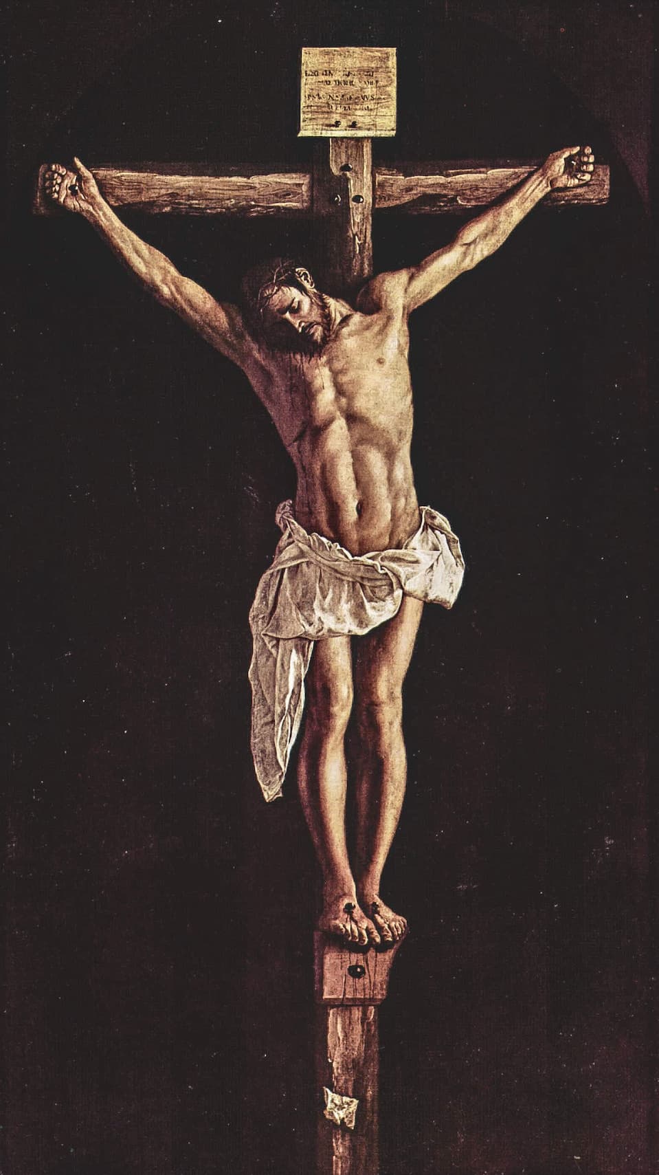 Francisco de Zurbarán, Crucifixion of Jesus in perizoma (1627).