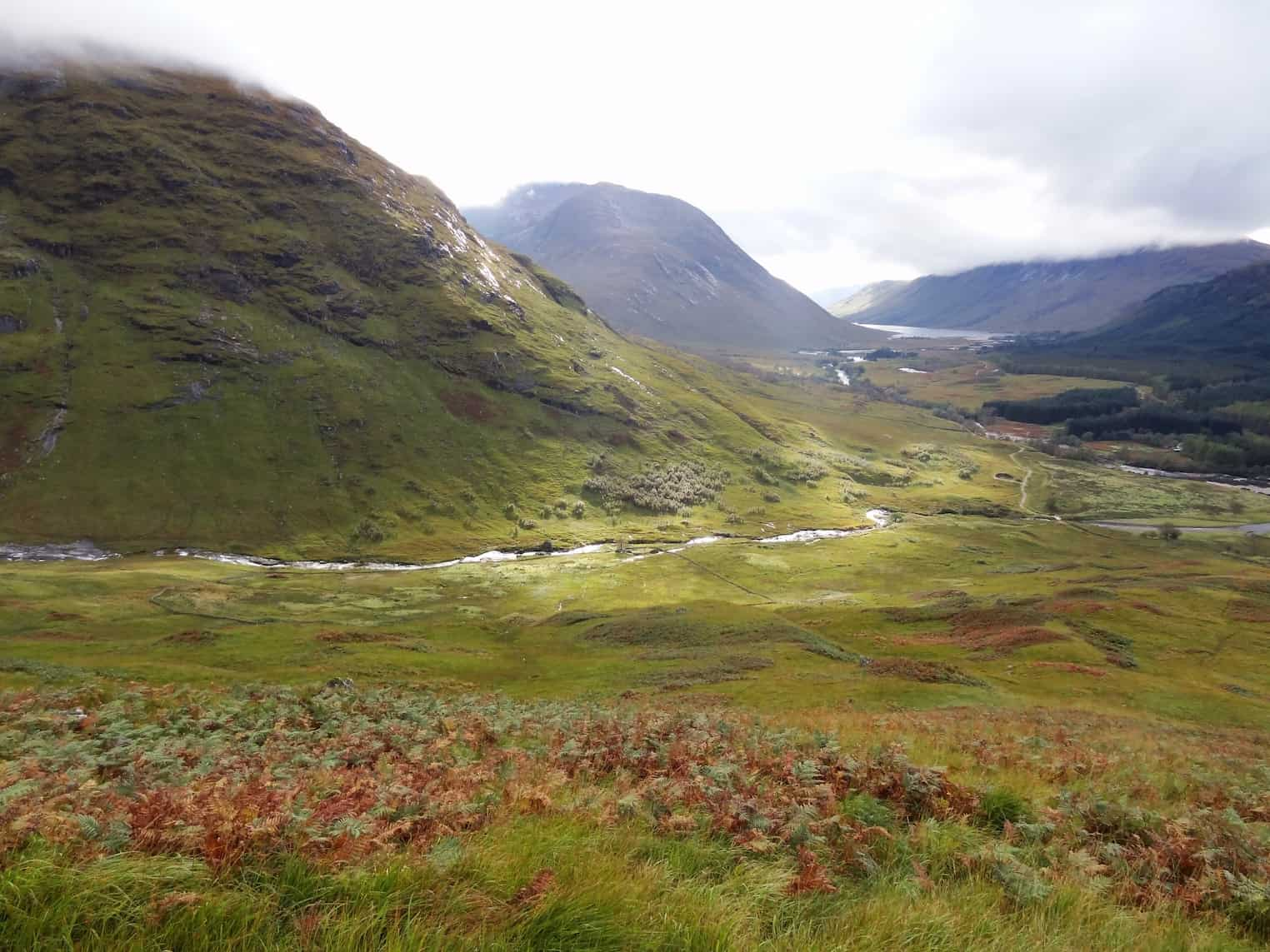 Glen Etive, Scotland. Fachan is also called the "dwarf of Glen Etive".