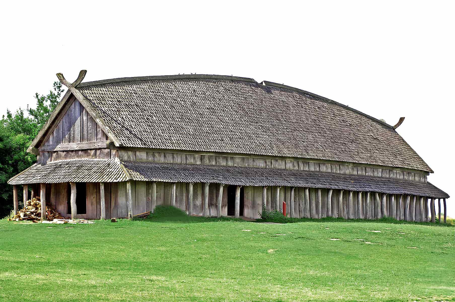 Scandinavian mead hall longhouse