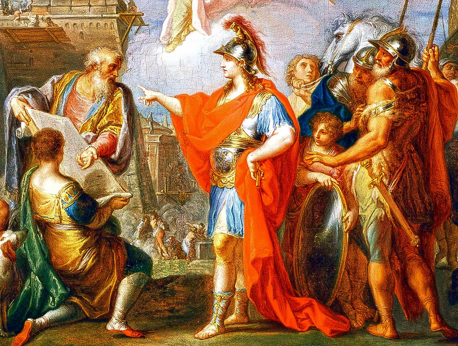 alexander the great's full body portrait