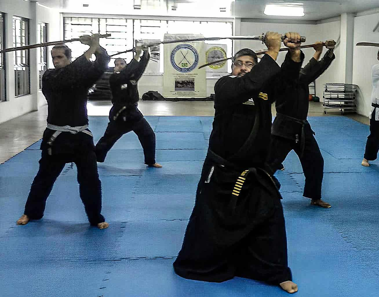 korean Hwando sword training