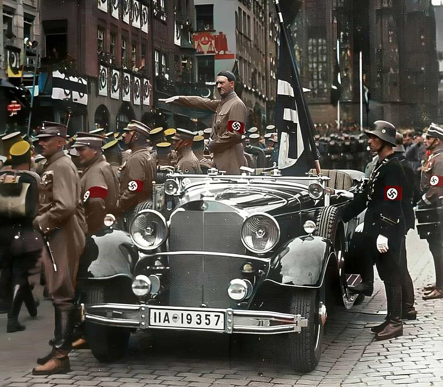 The one of the Hitler's cars, Mercedes-Benz 770 K W 07.