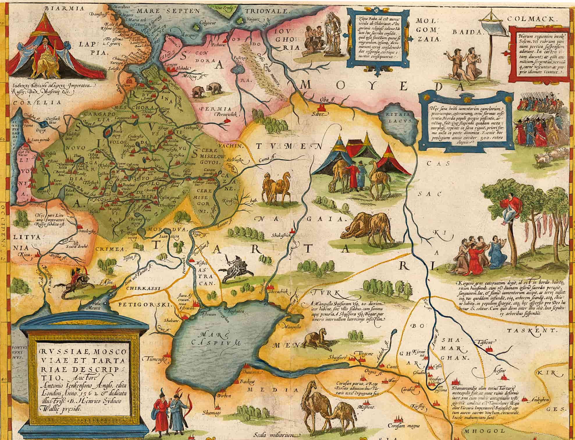 A 1575 Tartaria Map First published in 1570.