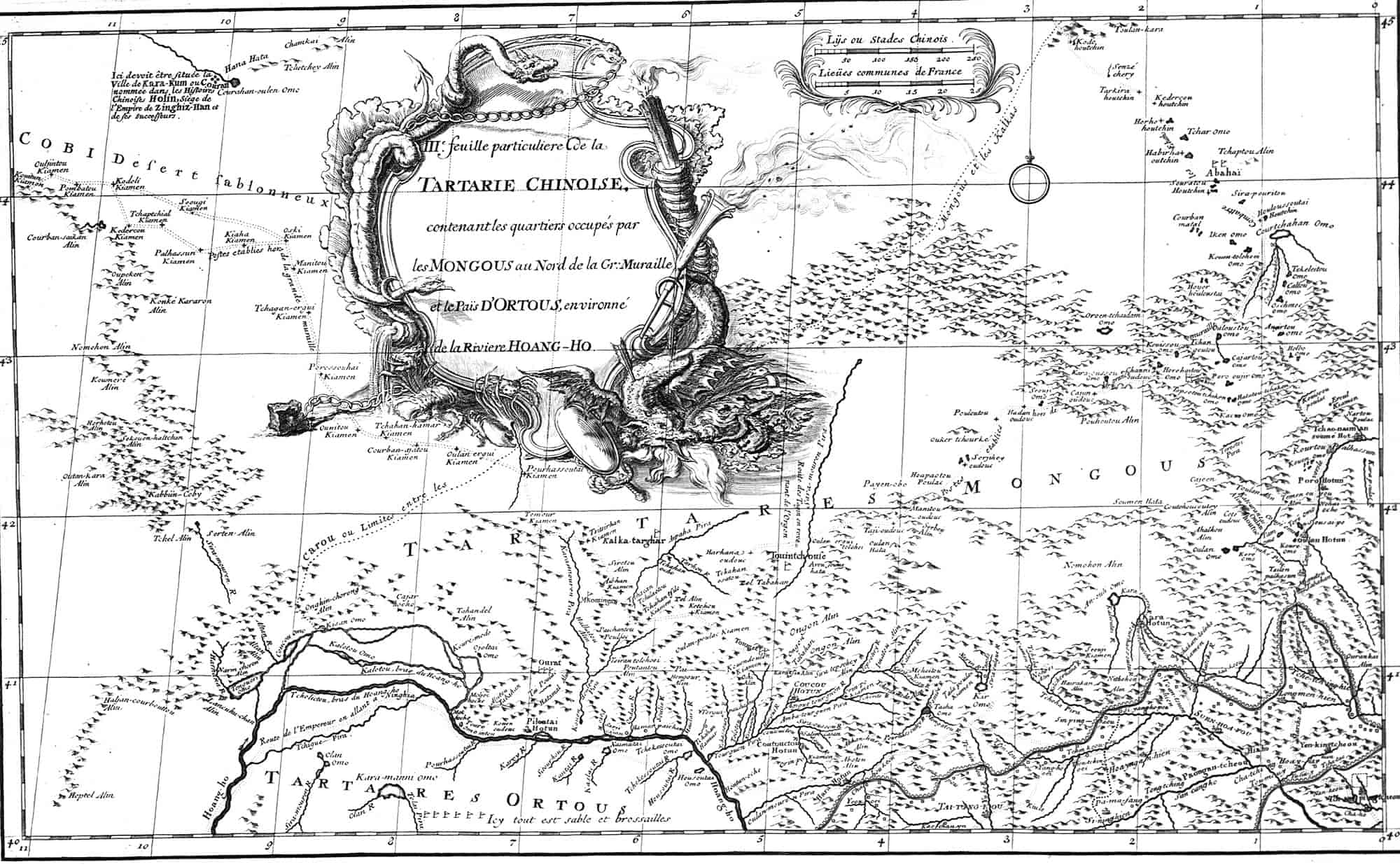 3rd Map of Chinese Tartaria, 1737