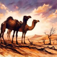 Camels Survive in Deserts