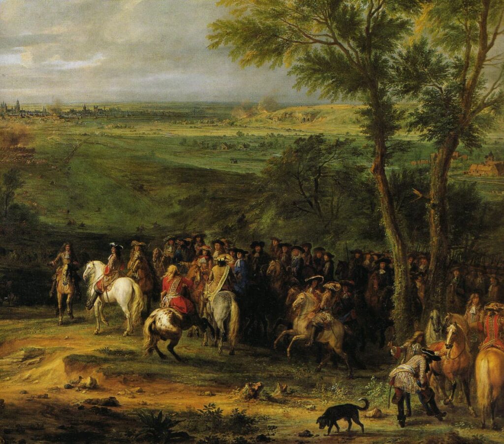 Louis XIV at the siege of Maastricht, 1673