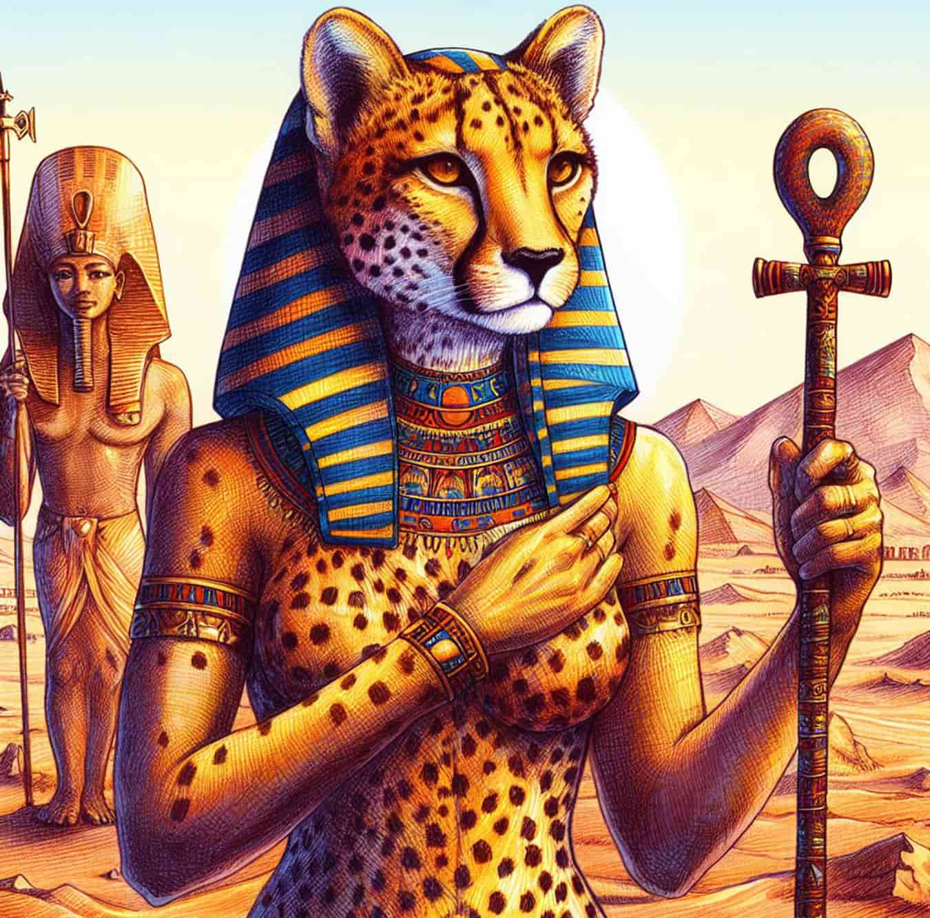 Mafdet, Egyptian Cheetah Goddess