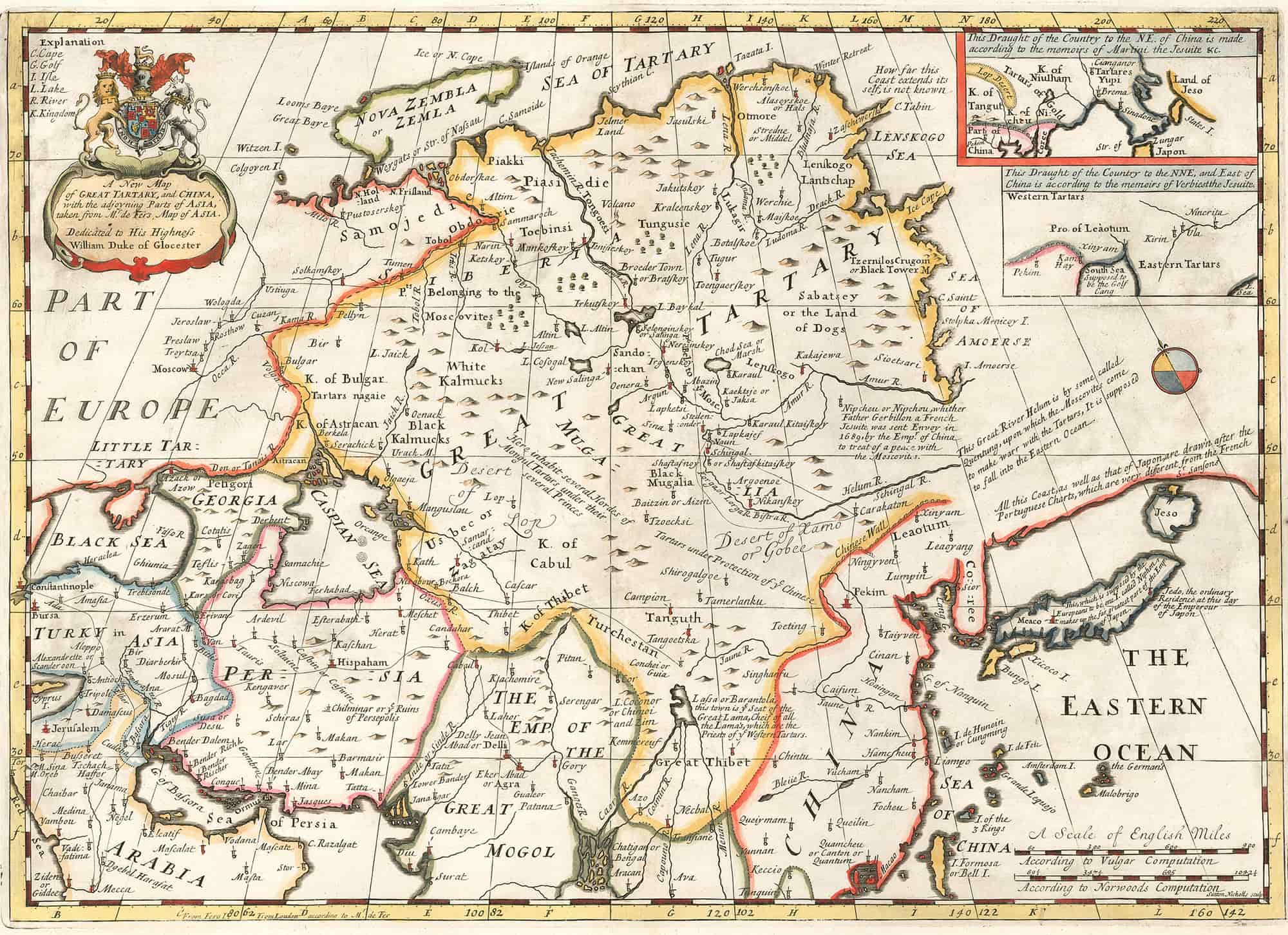 Map of Great Tartaria, 17th century.