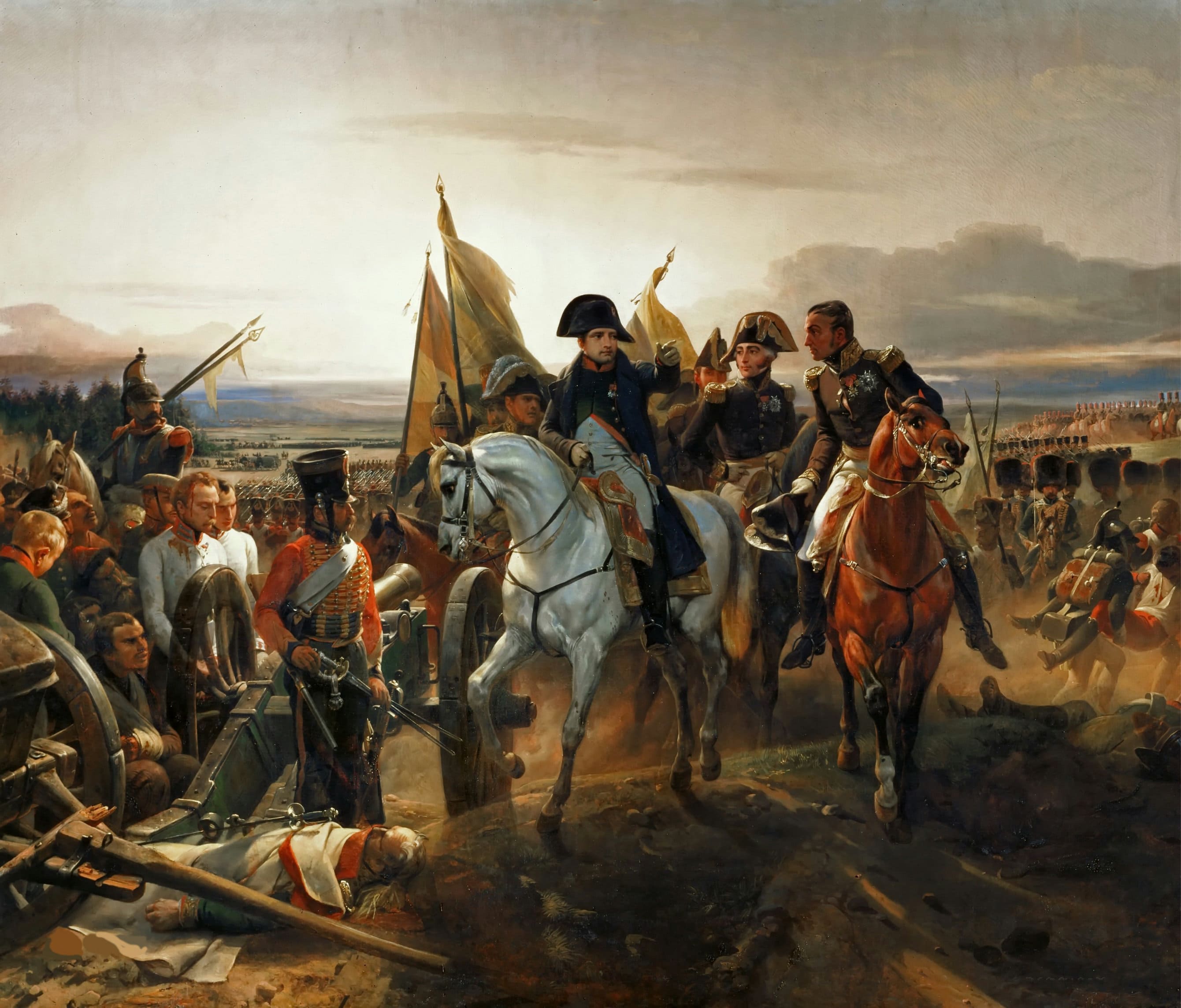 Napoleon at the Battle of Friedland (1807). The Emperor is depicted giving instructions to General Nicolas Oudinot.