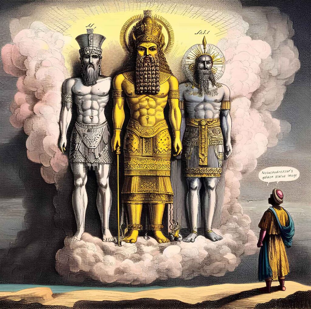 Nebuchadnezzar Statue: A Golden Image in King's Dream - Malevus