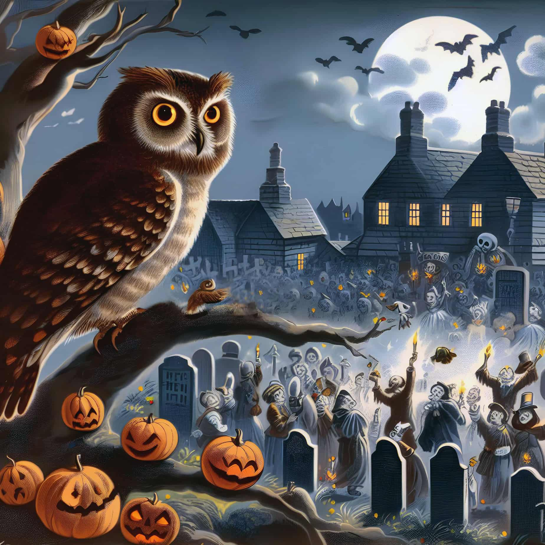 Owl and Halloween