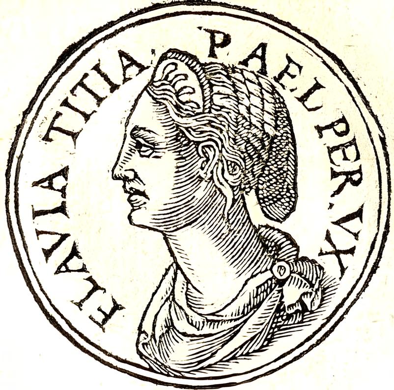 Pertinax's wife Flavia Titiana