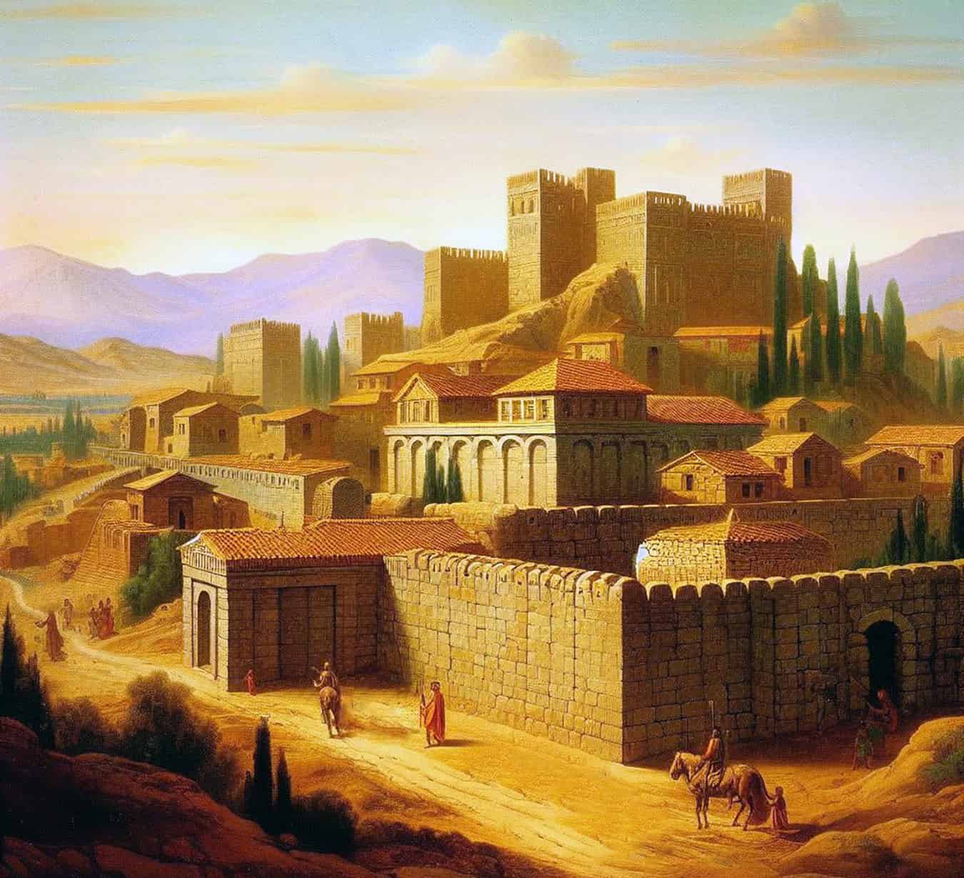 a painting of Pontic Olbia