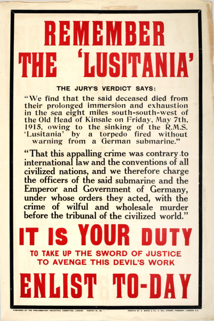 Remember the 'Lusitania'