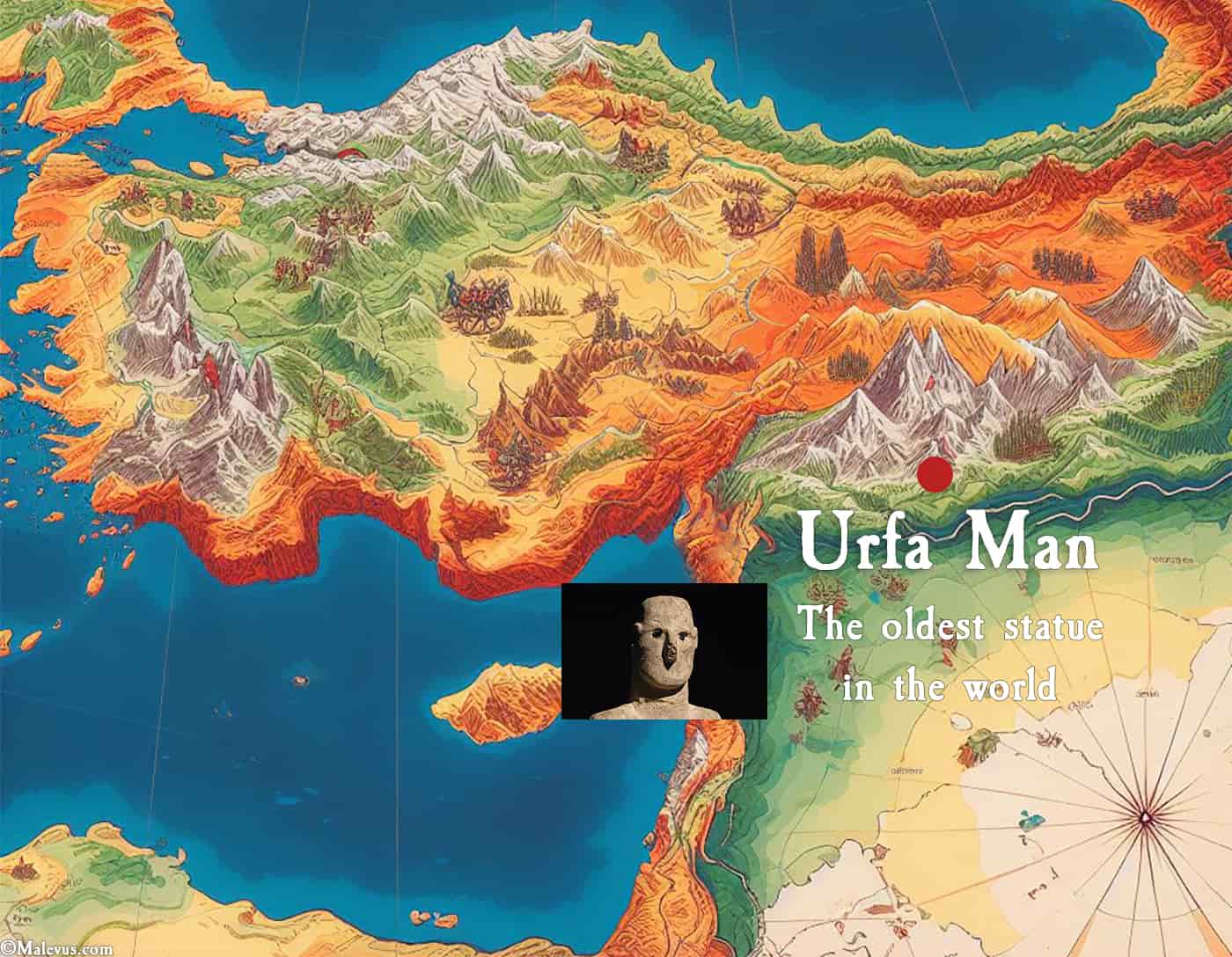 Urfa Man The Oldest Statue in the World (c. 9000 BC) Malevus