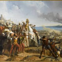 Battle between Baldwin IV and Saladin's Egyptians Battle of Montgisard