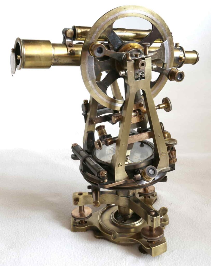 Brass Half-Circle Theodolite