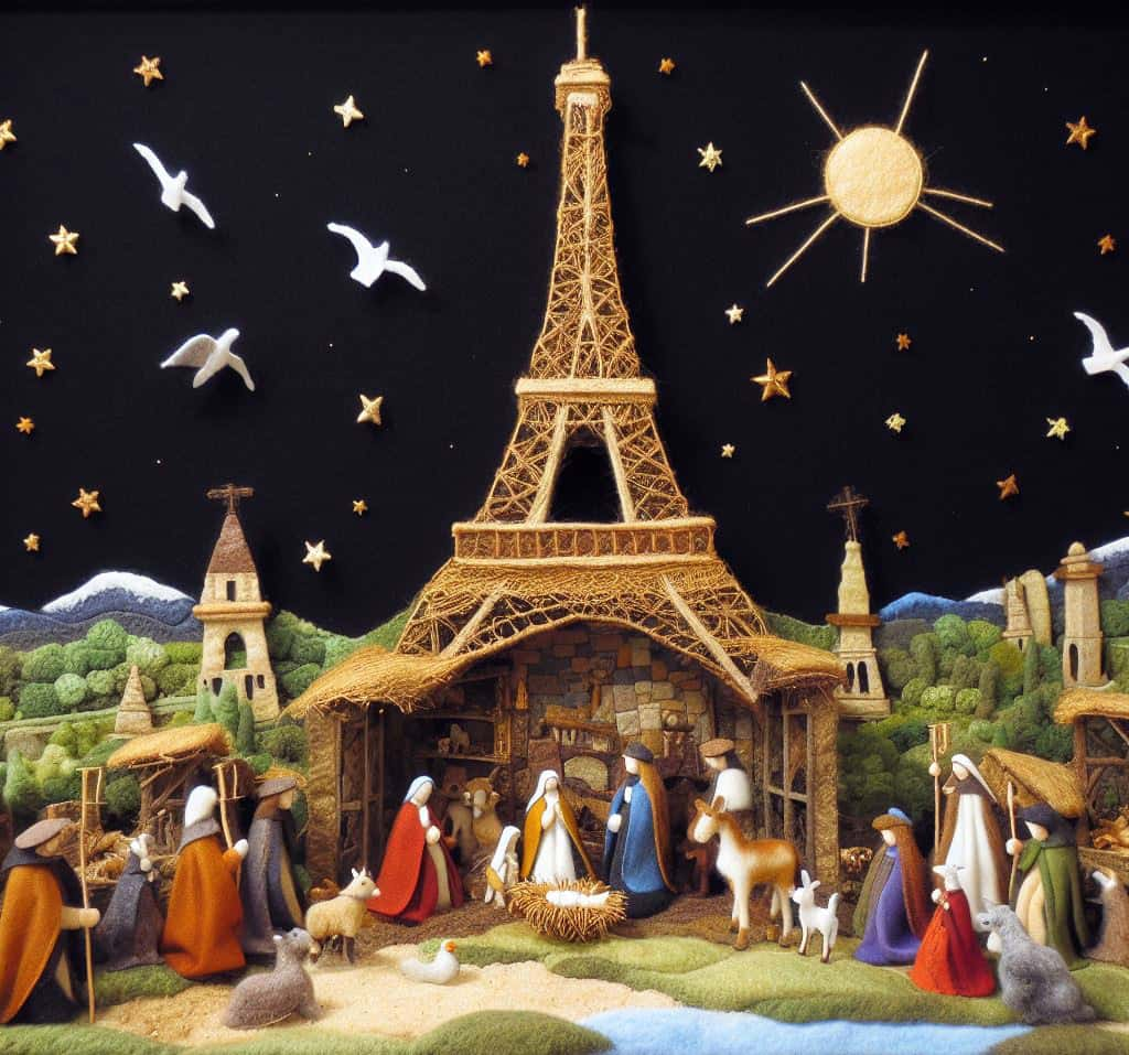 Christmas Crèche french Nativity Scene