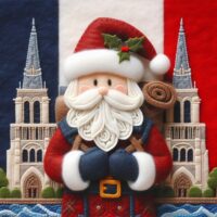 Christmas in France, pere noel