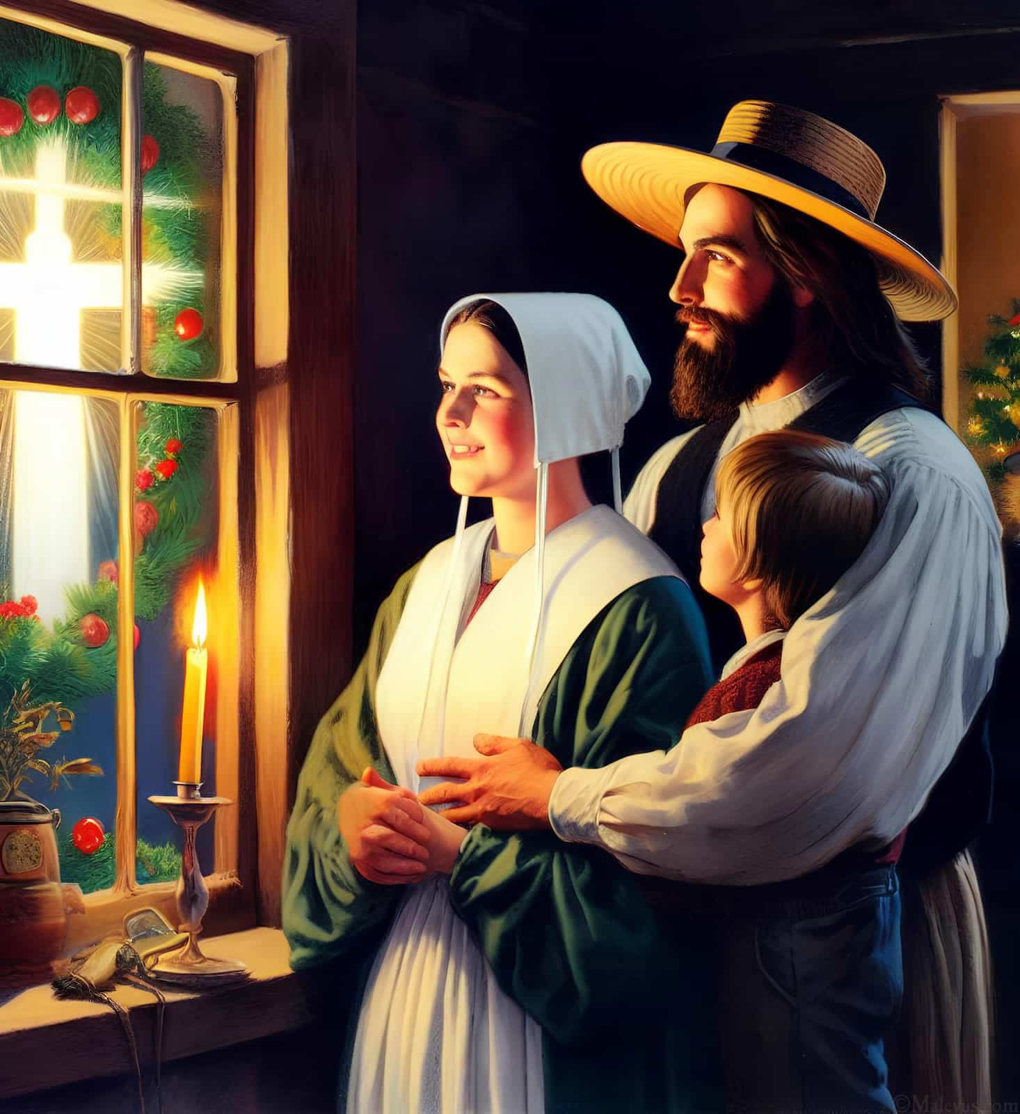 Amish Old Christmas 2025 Images References :