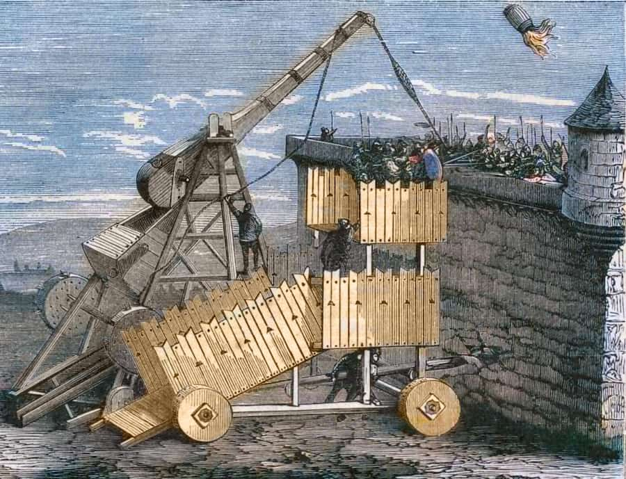 Greek Fire Catapult.