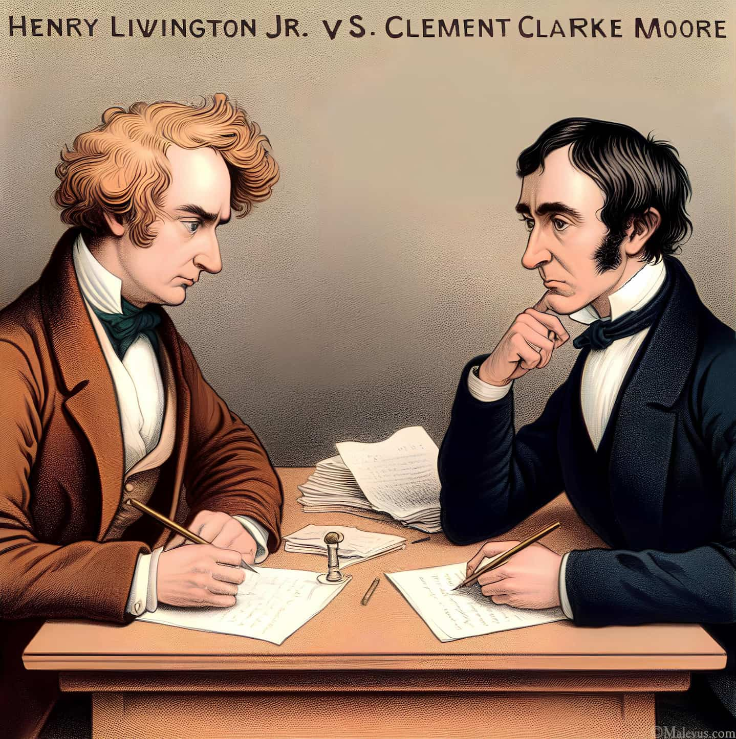 Henry Livingston Jr. and Clement Clarke Moore, Who Wrote the Night Before Christmas