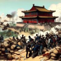 Looting of the Old Summer Palace by Anglo-French forces in 1860.