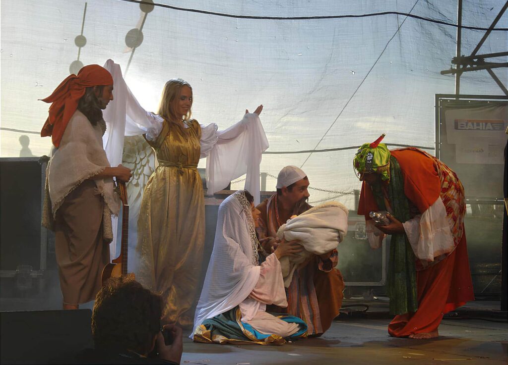 A Nativity Play in Porto Alegre, Brazil.