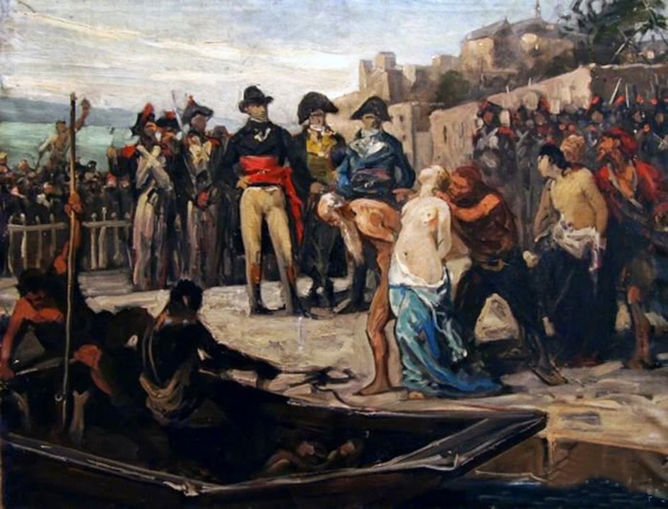 The Drownings at Nantes in 1793, painting by Joseph Aubert (1882), Musée d'art et d'histoire de Cholet