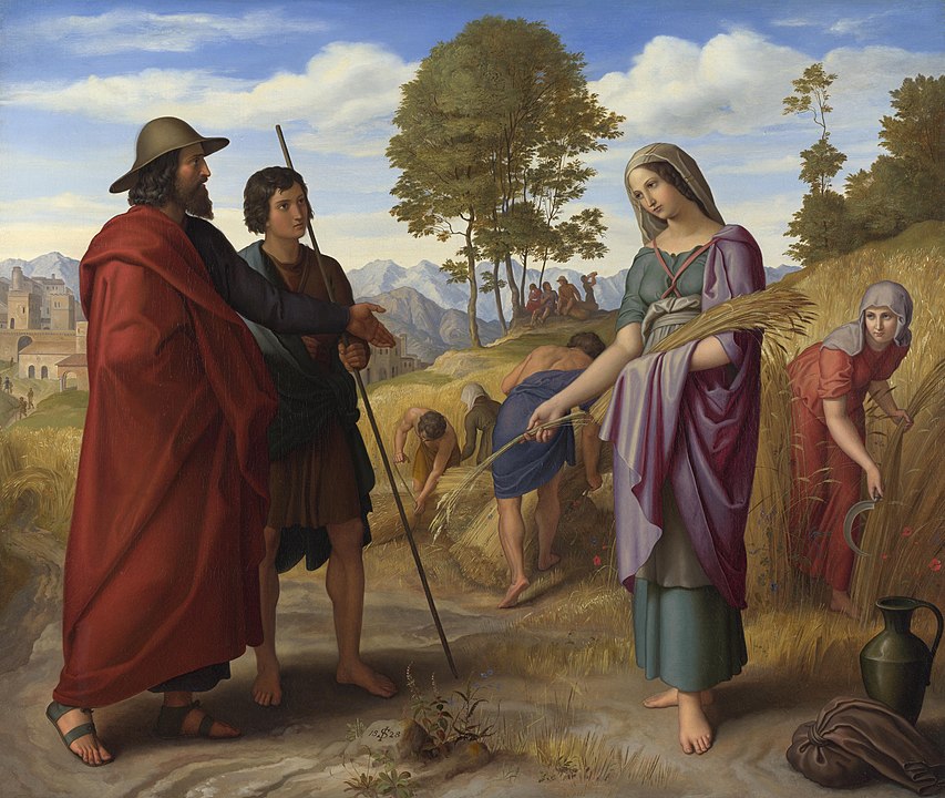 Ruth in Boaz's Field by Julius Schnorr von Carolsfeld.