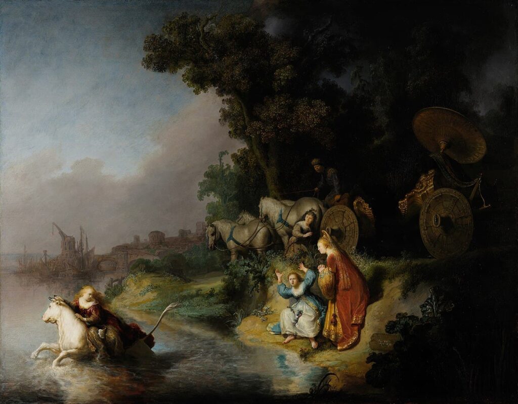 The Abduction of Europa by Rembrandt, 1632.