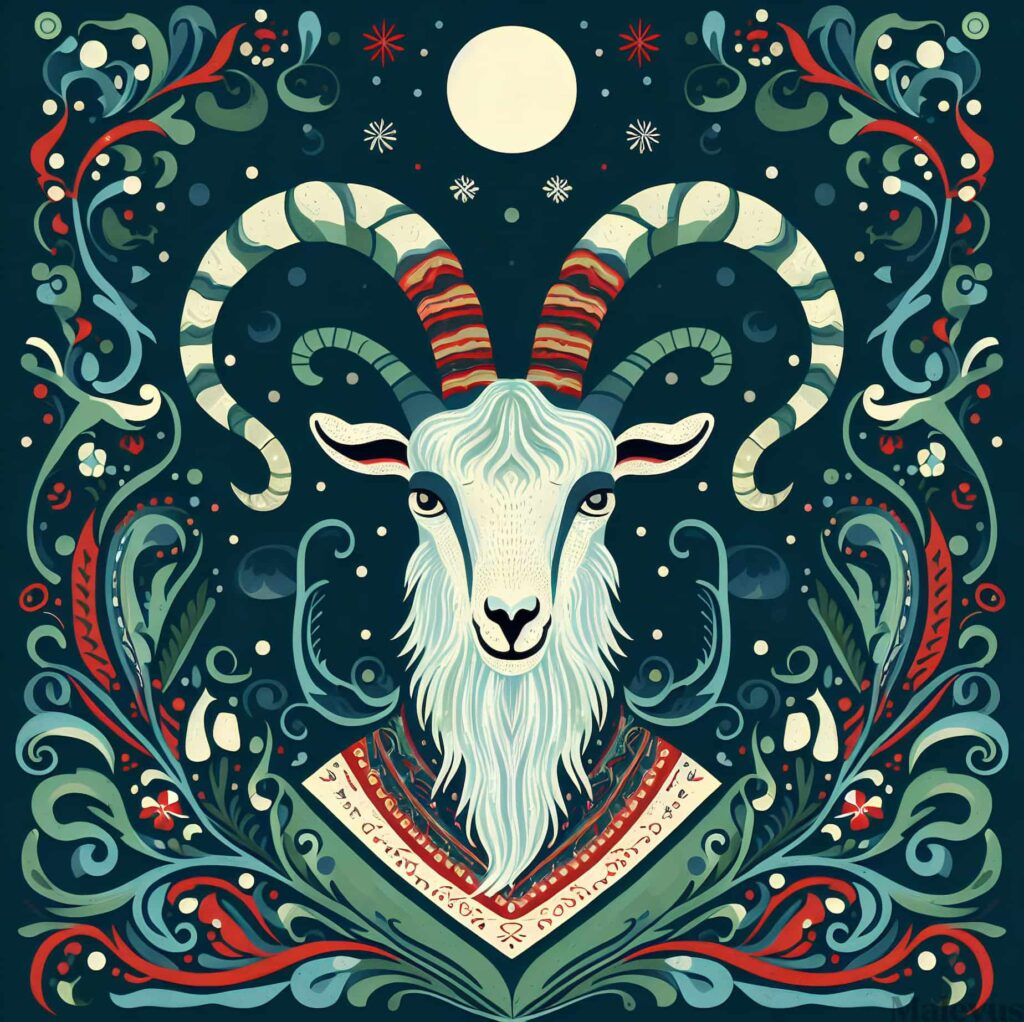 Swedish Yule goat or Christmas goat.