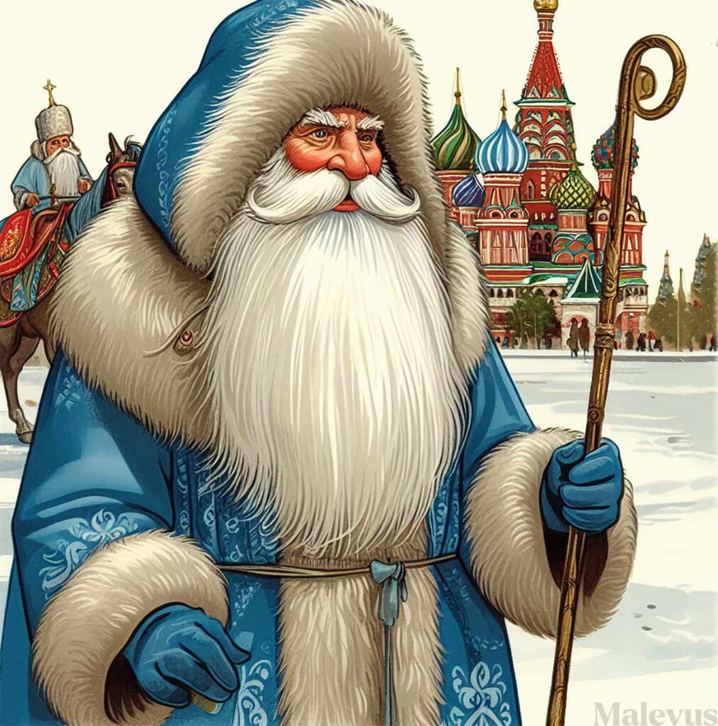 Ded Moroz, russian santa claus