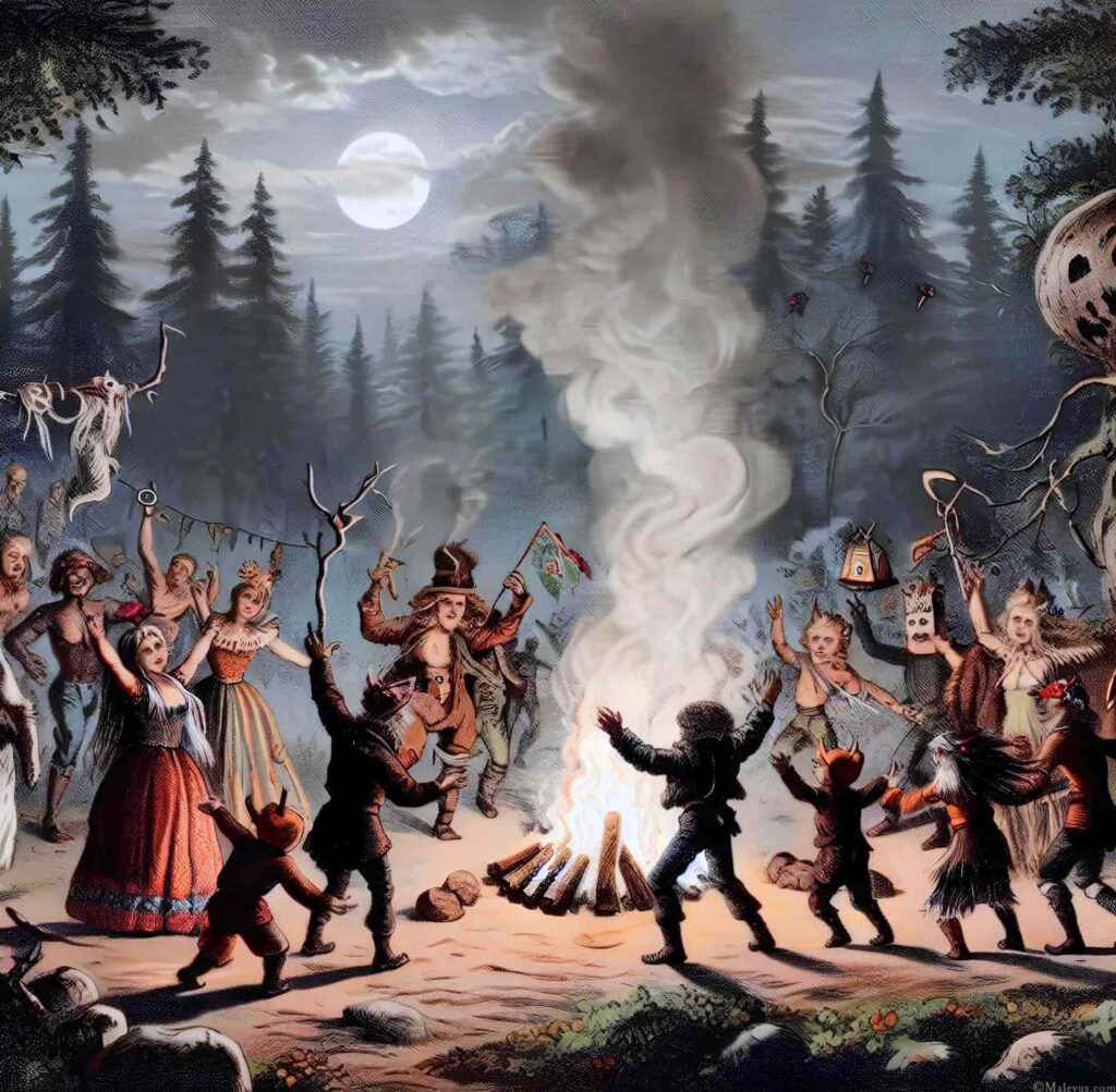 Ancient Samhain festival.