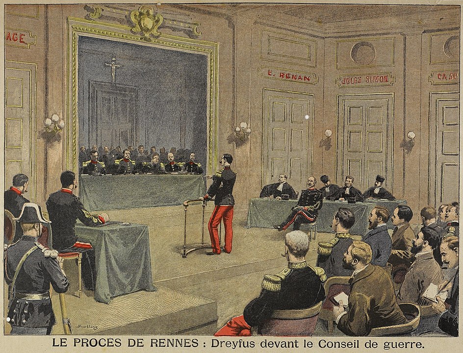 Alfred Dreyfus's trial at the Rennes Court Martial