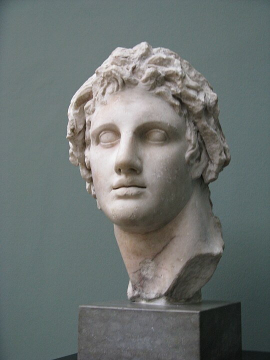 Bust of Alexander the Great at Ny Carlsberg Glyptotek.