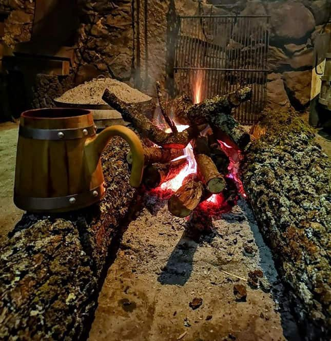 Lighting the badnjak logs in the night is a Christmas Eve tradition in Croatia.